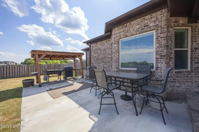 an aerial view of a houses with outdoor space