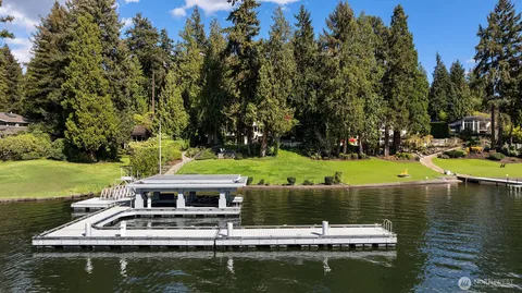 a view of house with a lake