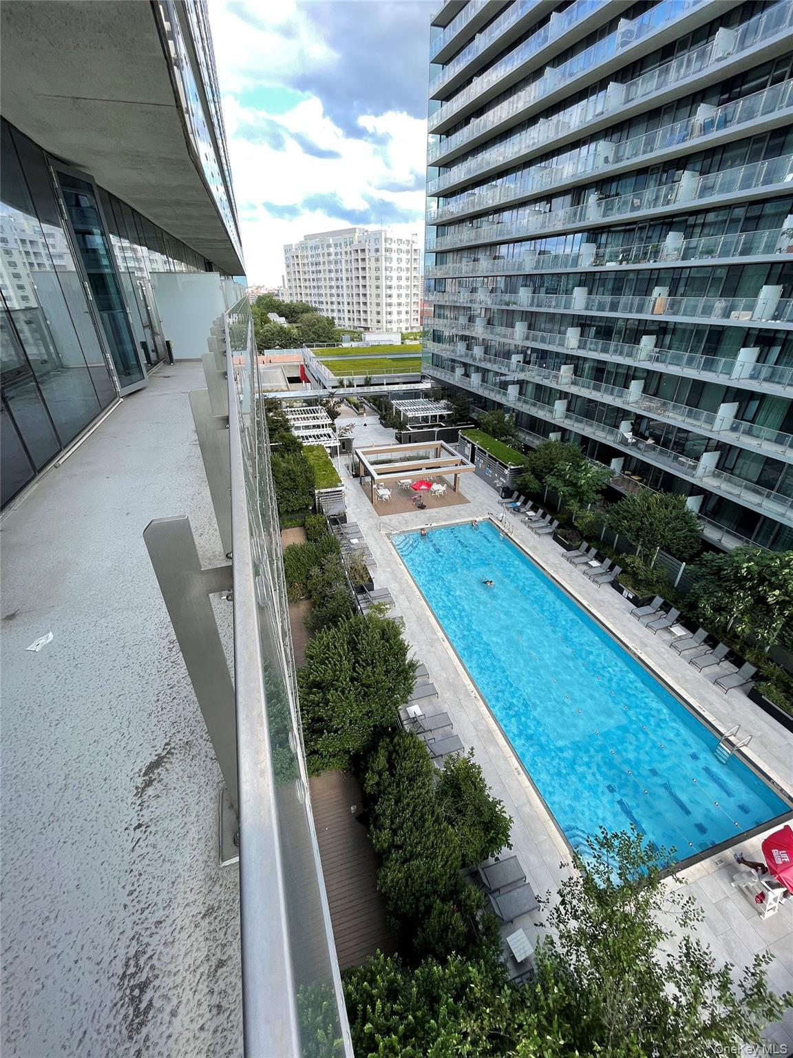 a view of a backyard with plants