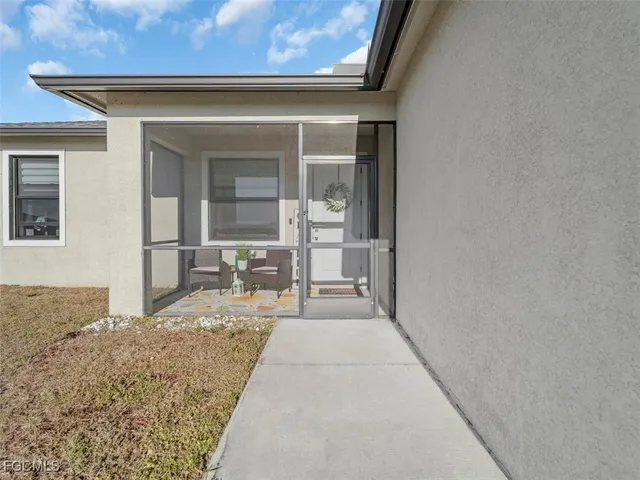 a view of a backyard of a house