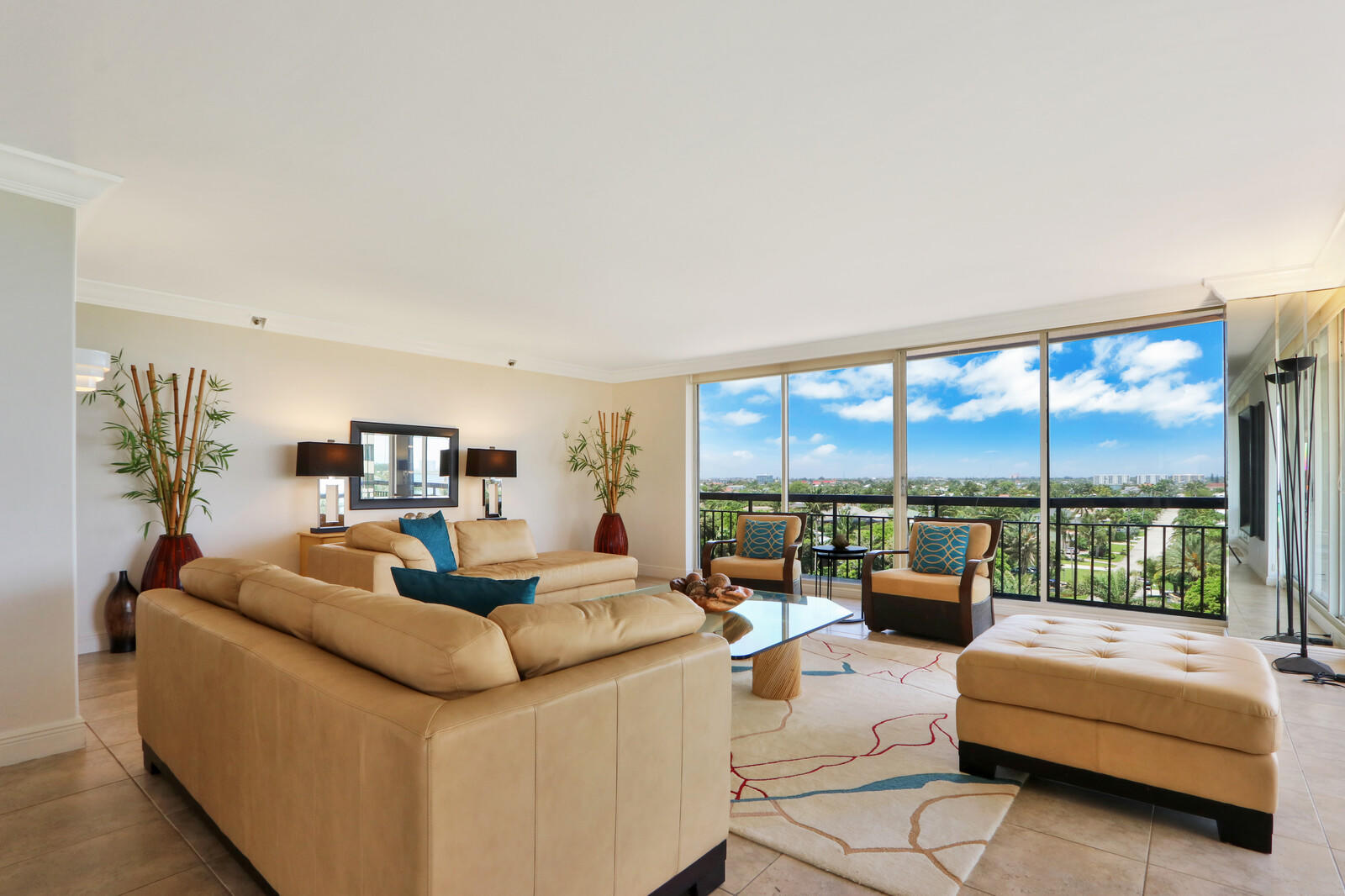 4100 North Ocean Drive, Unit 503 Singer Island, FL 33404 - Photo 11 of 51 a living room with furniture and a large window