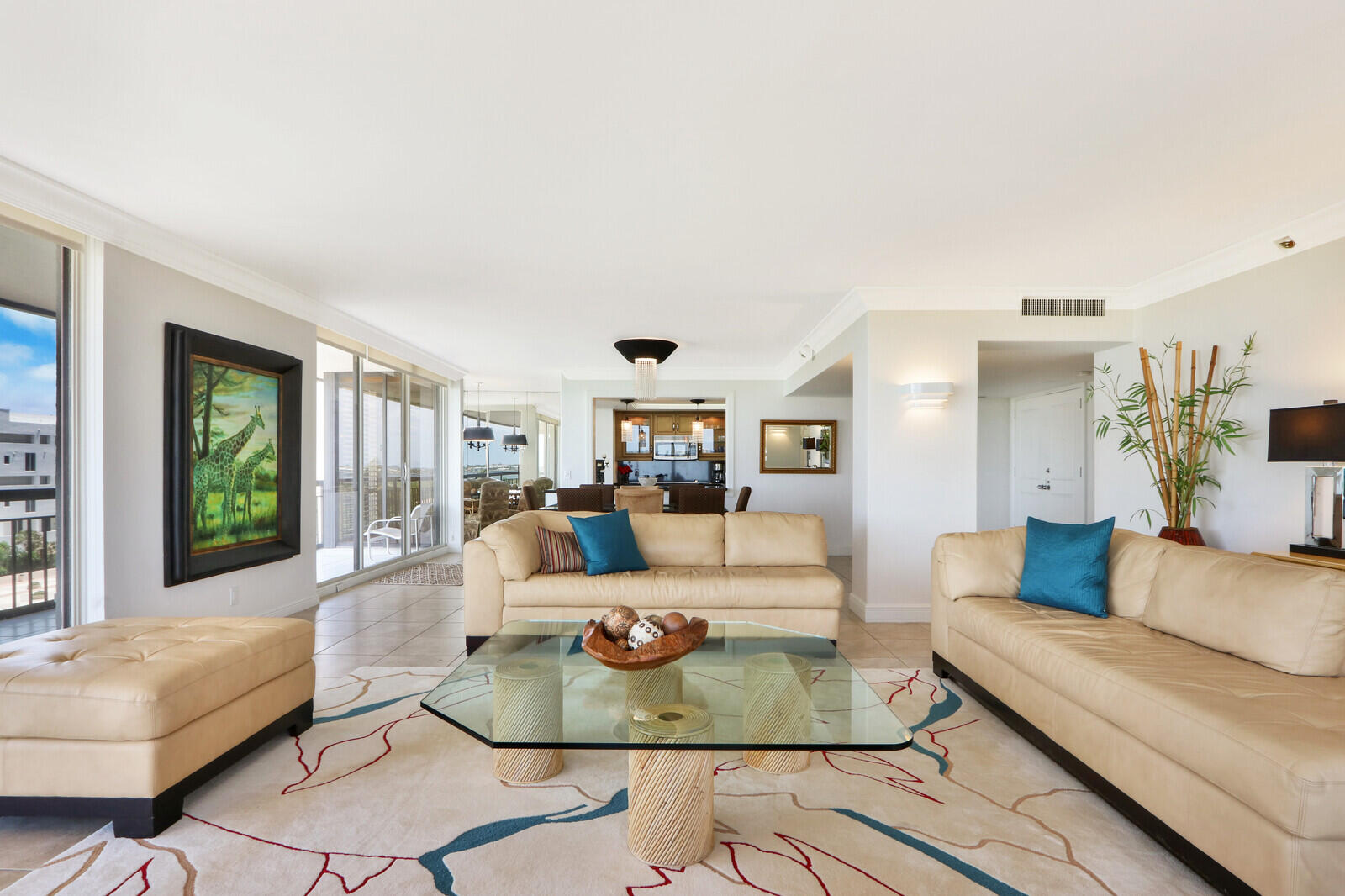 4100 North Ocean Drive, Unit 503 Singer Island, FL 33404 - Photo 12 of 51 a living room with furniture and a large window
