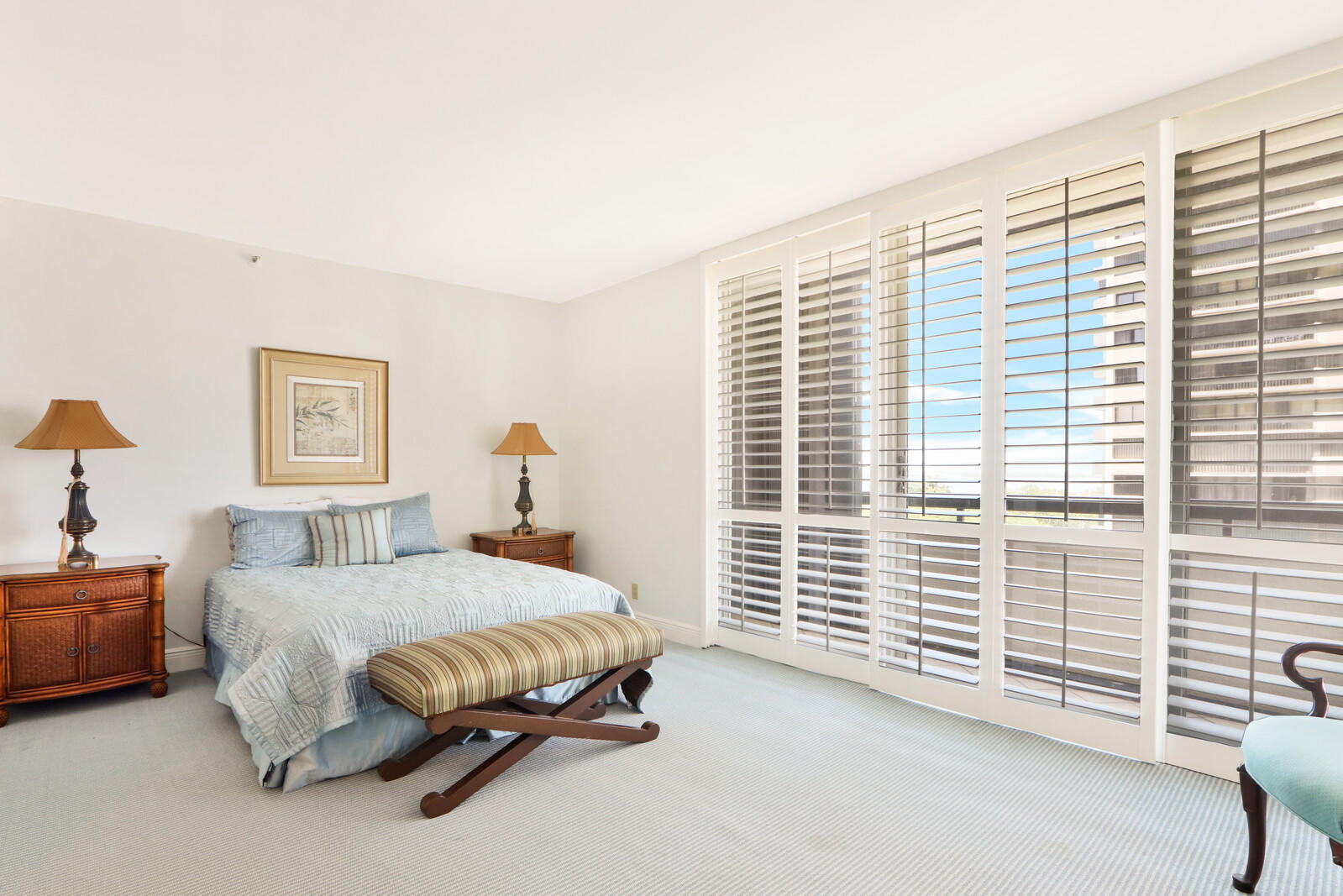 4100 North Ocean Drive, Unit 503 Singer Island, FL 33404 - Photo 33 of 51 a bedroom with a bed and a large window