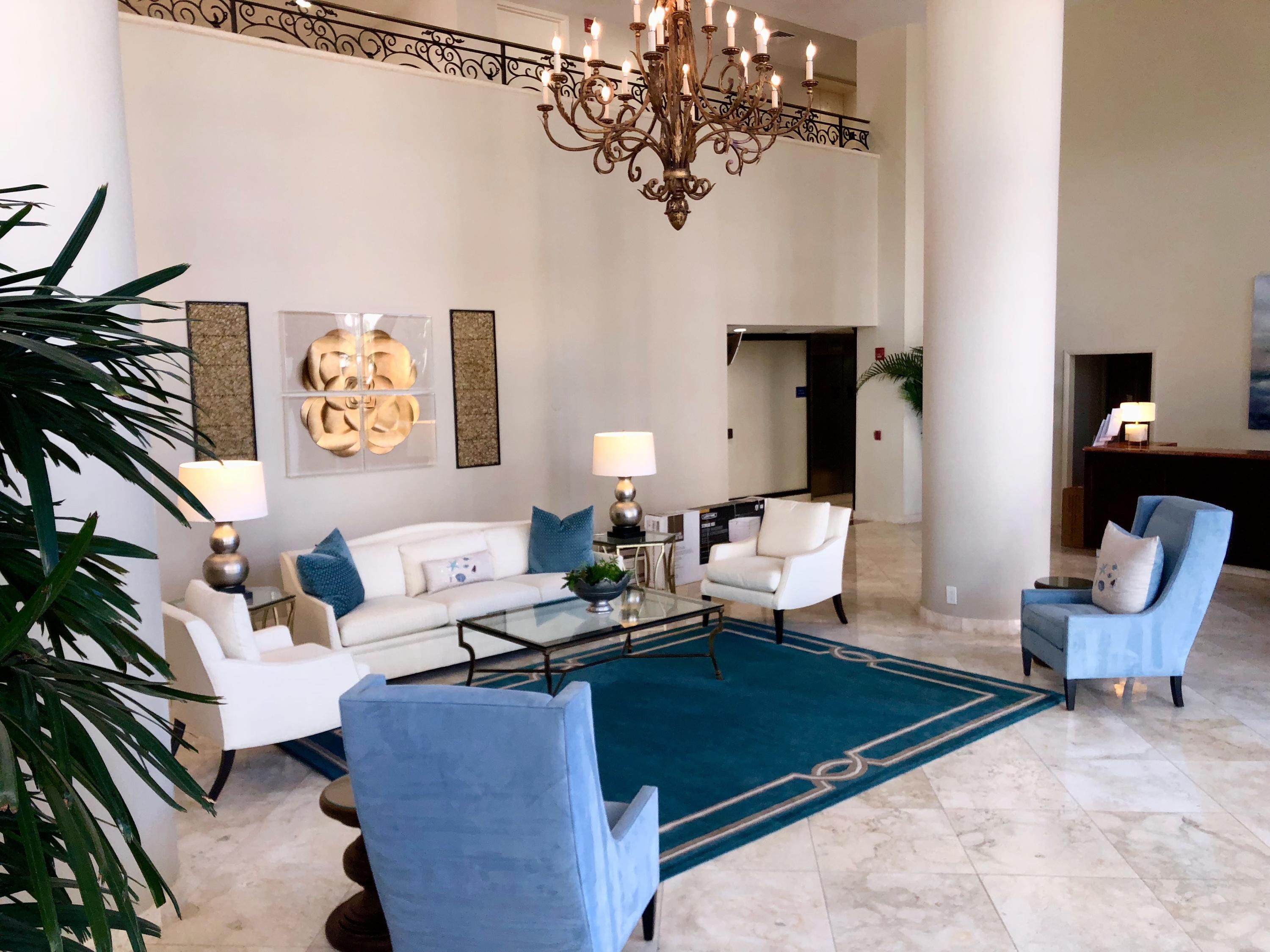 4100 North Ocean Drive, Unit 503 Singer Island, FL 33404 - Photo 39 of 51 MARTINIQUE WEST TOWER LOBBY