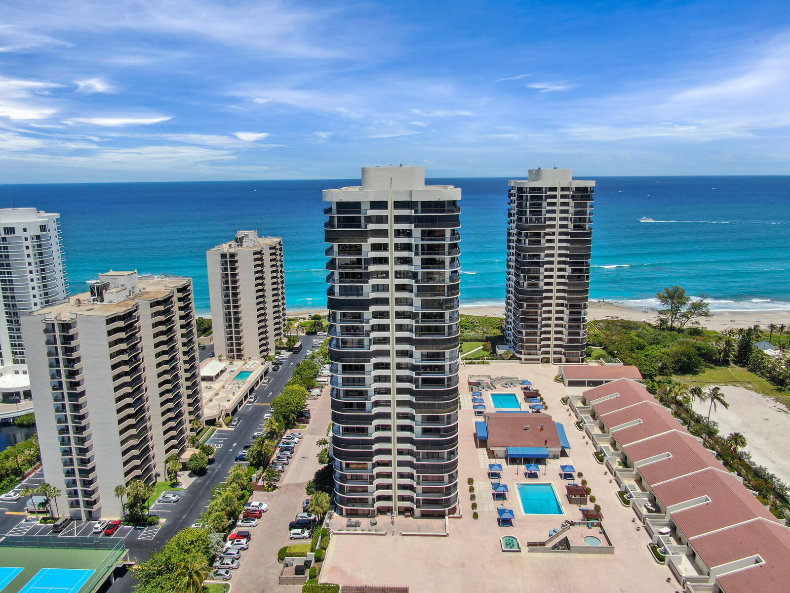 4100 North Ocean Drive, Unit 503 Singer Island, FL 33404 - Photo 49 of 51 a city view with tall buildings