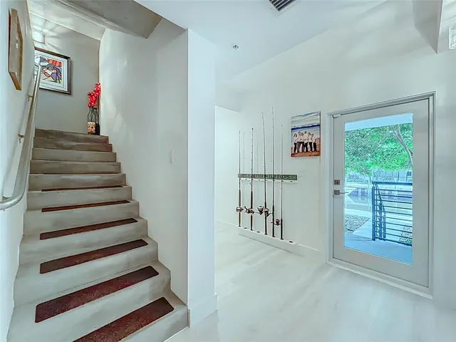 a view of entryway and hall