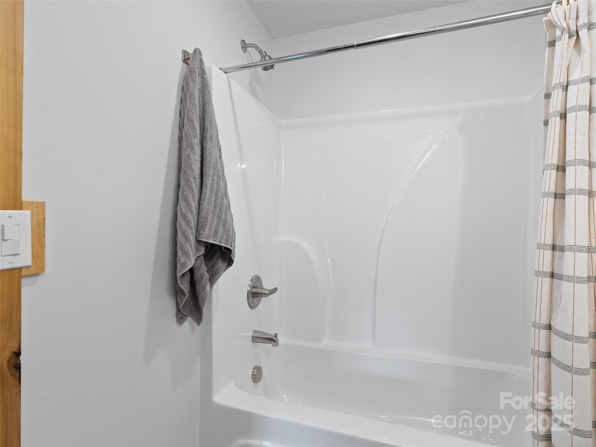 292 County Road Waynesville, NC 28785 - Photo 25 of 26 a bathroom with a shower and a shower