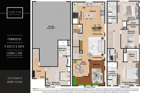 $1,090,000 | 37627 Estuary Street, Newark, CA 94560