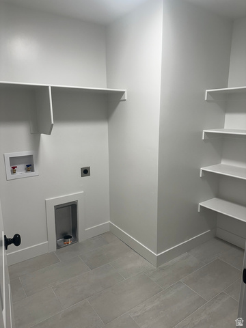 61 South Lunar Way Mapleton, UT 84664 - Photo 11 of 15 Laundry room with hookup for an electric dryer and hookup for a washing machine