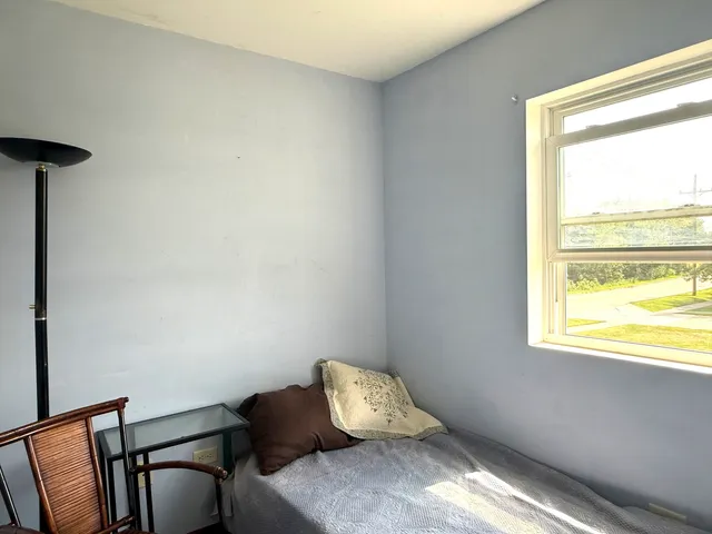 a room with a window