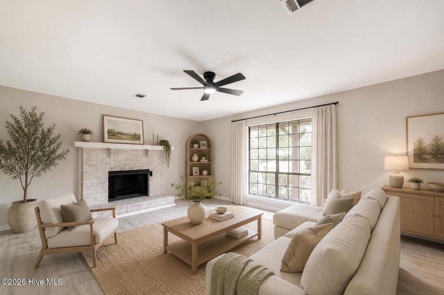 2650 Barclay Road Hephzibah, GA 30815 - Photo 2 of 34 Spacious Living Room with Fireplace!