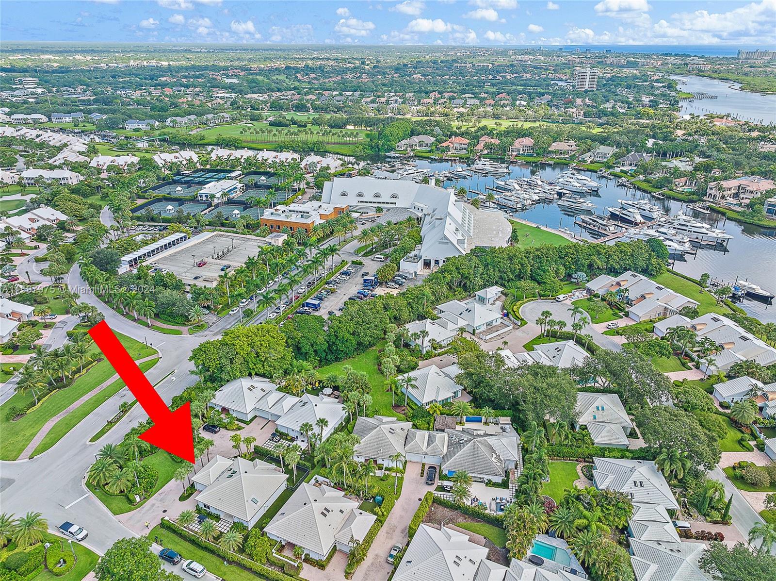 3101 Captains Way Jupiter, FL 33477 - Photo 2 of 20 an aerial view of residential houses with outdoor space and street view