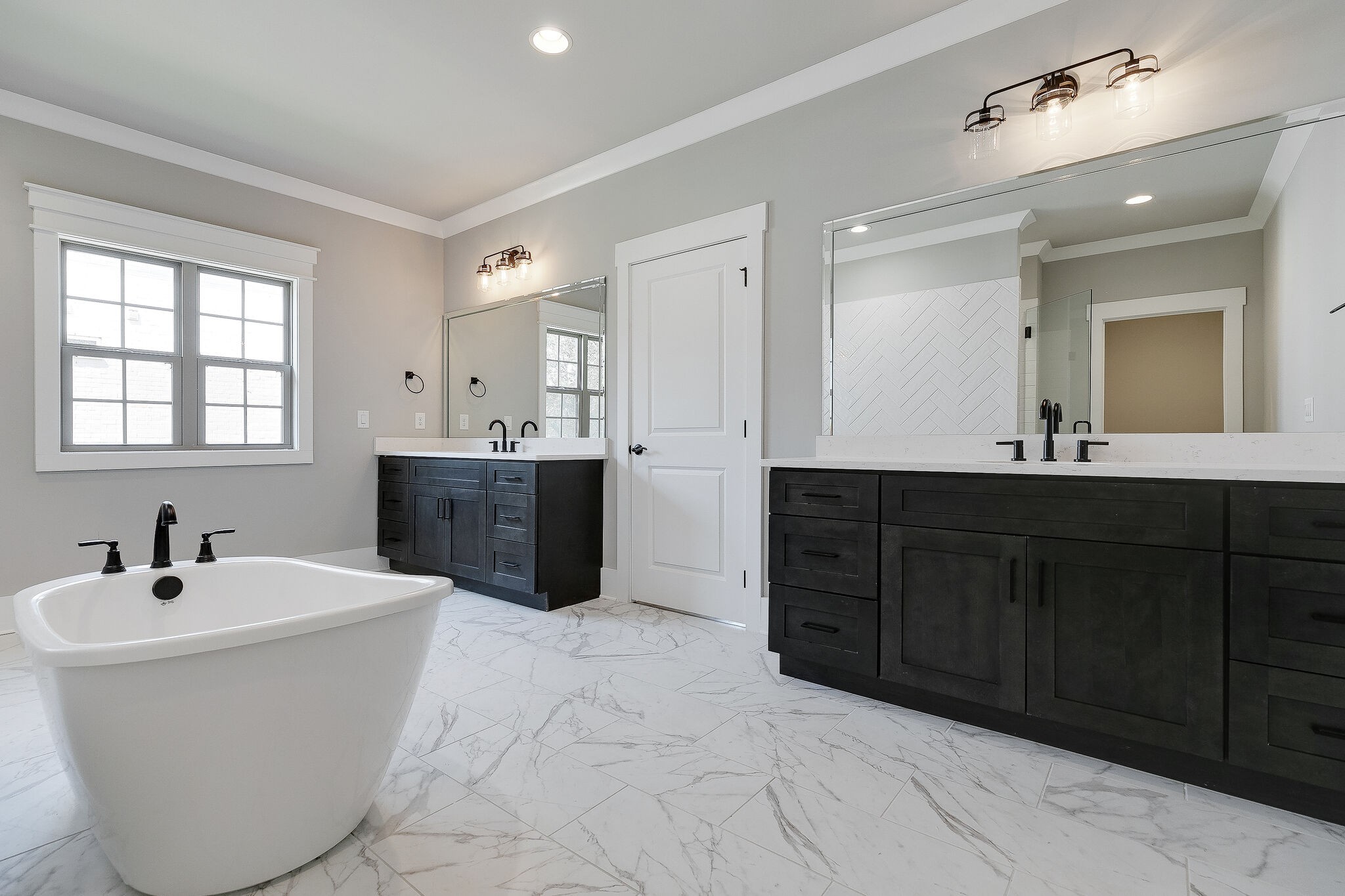 108 Arkstone Ln Spring Hill Spring Hill, TN 37174 - Photo 18 of 37 a bathroom with a sink and a mirror