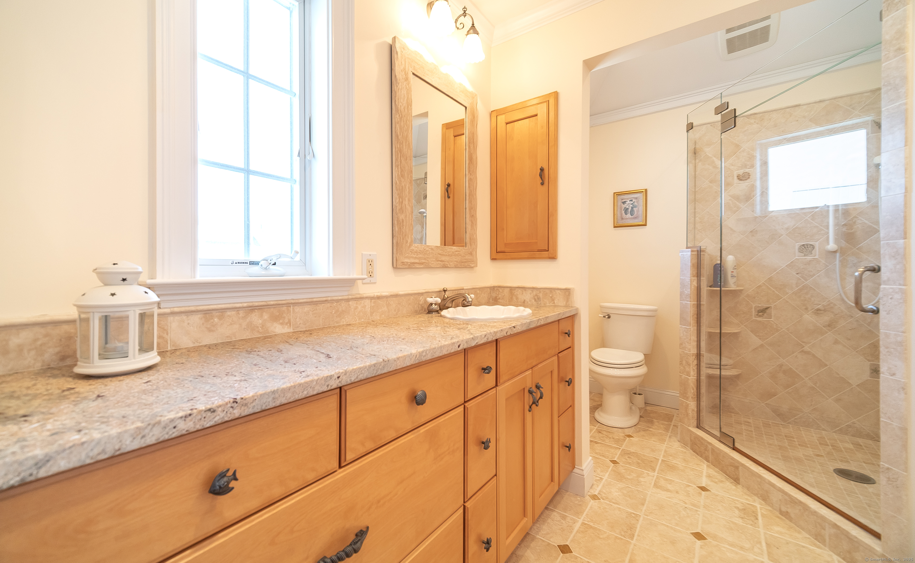 167 Shore Road Clinton, CT 06413 - Photo 30 of 40 Second floor full bathroom with a stall shower.