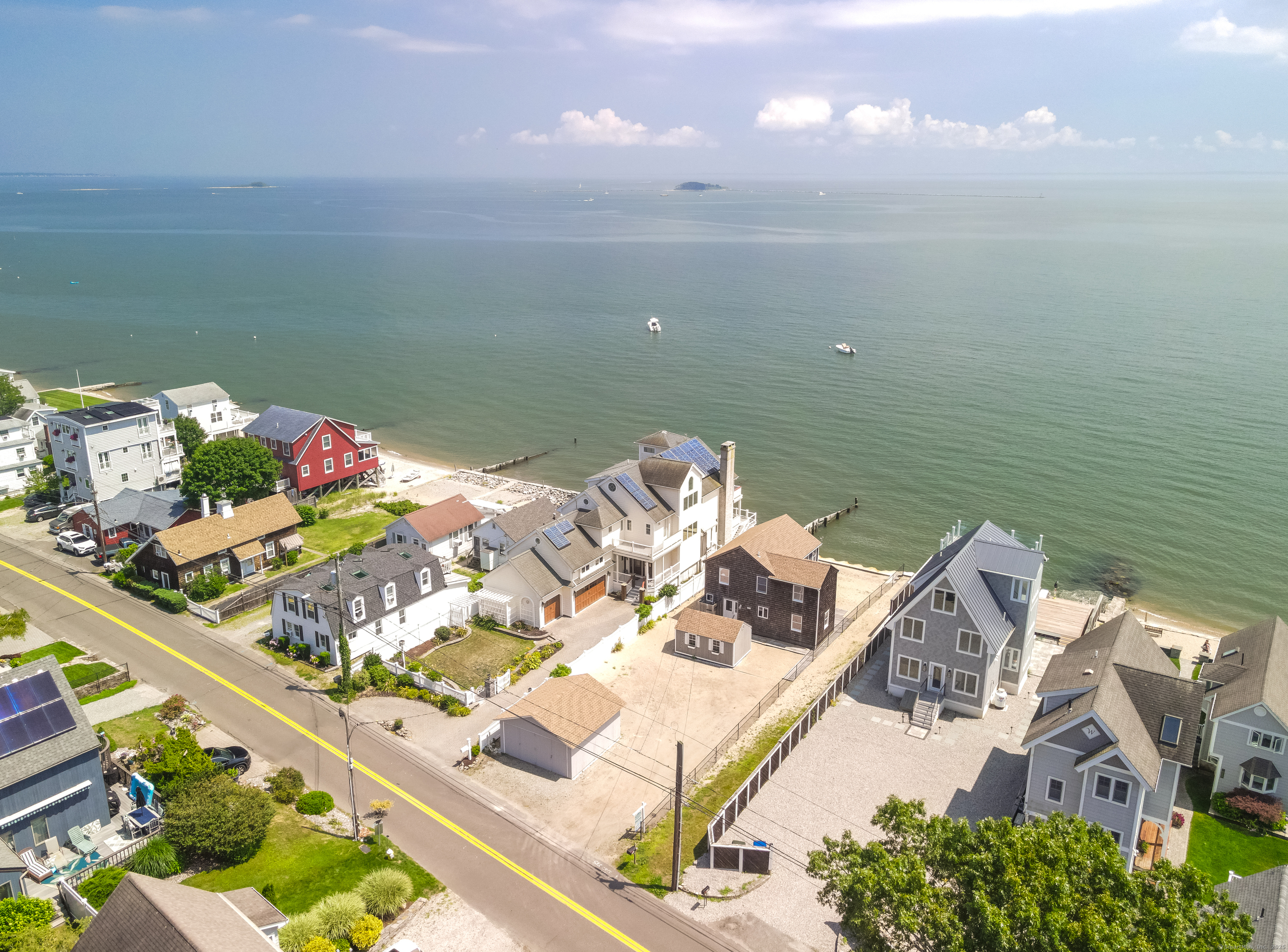 167 Shore Road Clinton, CT 06413 - Photo 39 of 40 Aerial view of 167 Shore Rd with plenty of space to park up to 6 cars in the driveway.