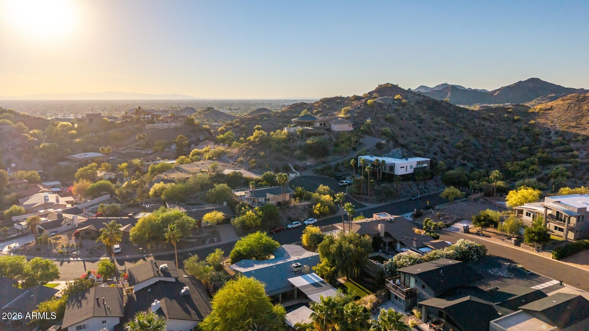 7657 North 22nd Street Phoenix, AZ 85020 - Photo 70 of 76 an aerial view of residential house with parking space
