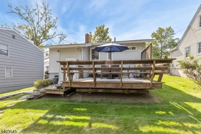 a view of a swimming pool with a lounge chairs