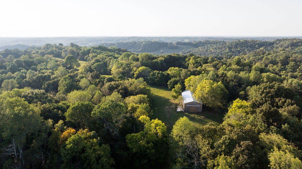 3685 Martin Ervin Road Santa Fe, TN 38482 - Photo 79 of 99 an aerial view of residential house with outdoor space and trees all around