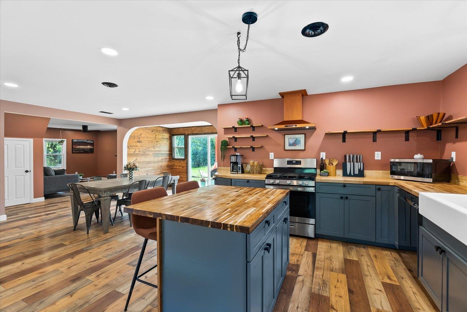 788 Hundley Distillery Road Churchville, VA 24421 - Photo 19 of 56 a kitchen with lots of counter top space