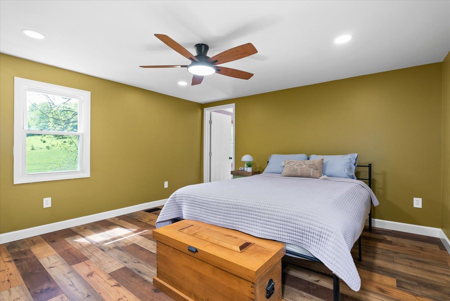 788 Hundley Distillery Road Churchville, VA 24421 - Photo 27 of 56 a bedroom with a bed and a window