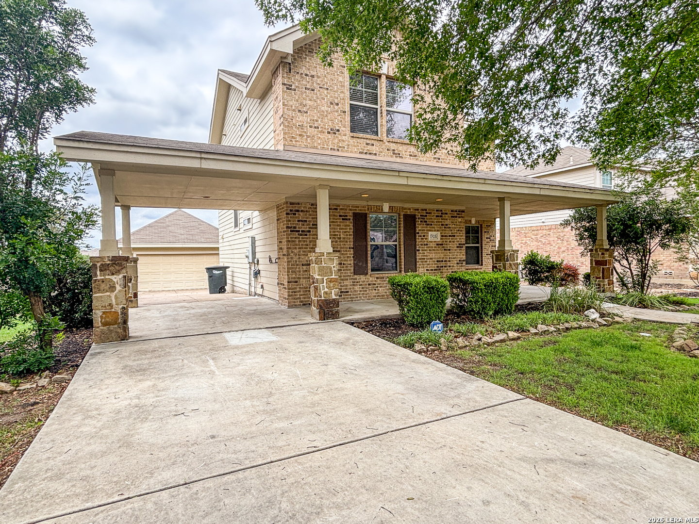 1908 Tanger Terrace New Braunfels, TX 78130 - Photo 3 of 22 front view of house with a yard