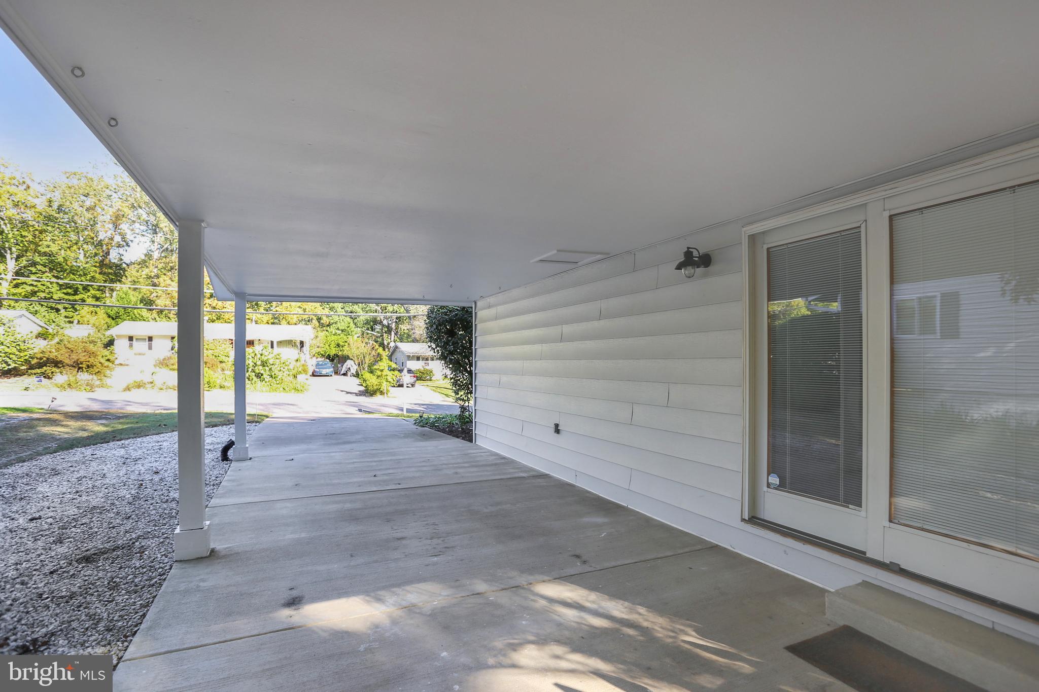 8112 Karl Road Alexandria, VA 22308 - Photo 7 of 42 Carport with entrance to the kitchen