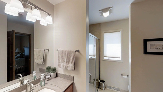 1870 Golfview Drive Bartlett, IL 60103 - Photo 8 of 15 a view of a bathroom with a sink mirror and vanity