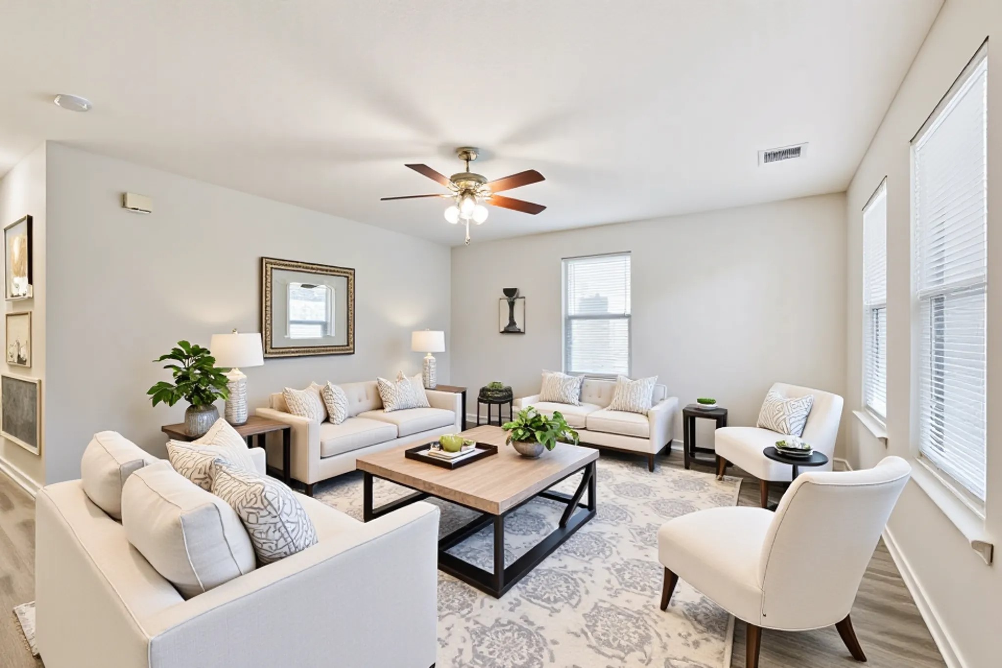 617 Avenue I Conroe, TX 77301 - Photo 4 of 19 Living room staged