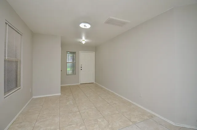 a view of an empty room