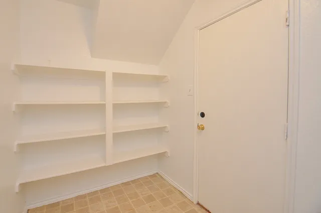 a view of a room with shelf