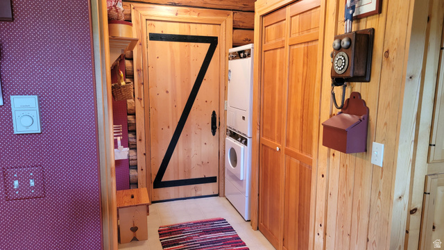 6210 Mountain View Road, Unit 133 Coalville, UT 84017 - Photo 33 of 87 Washroom/ mud room with east side entrance to the cabin. There is a full bath to the left of the door.