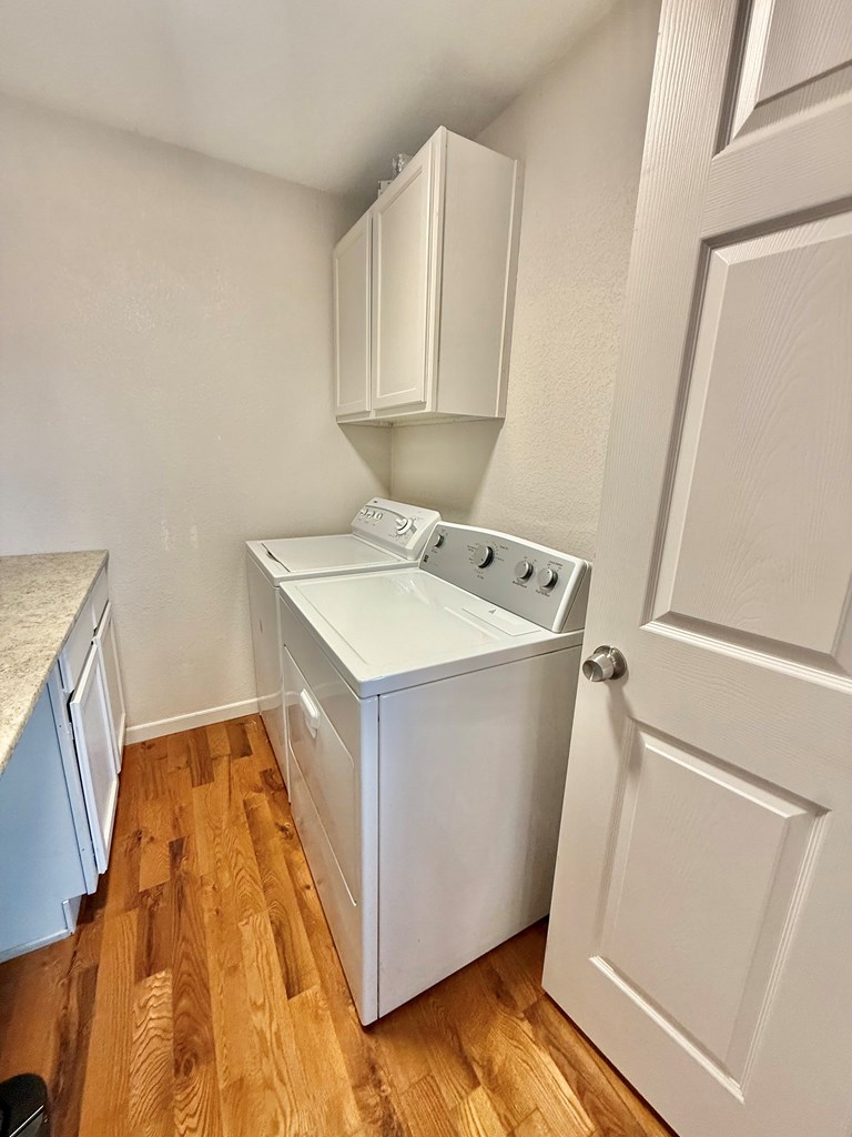 281 Oak Road Harper, TX 78631 - Photo 6 of 22 a utility room with dryer and washer