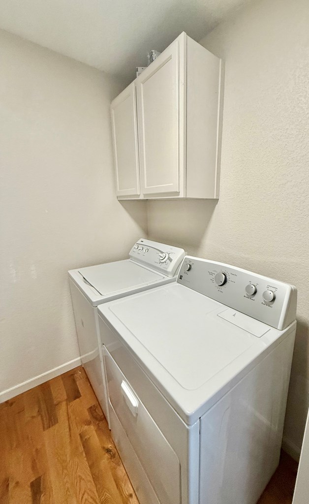 281 Oak Road Harper, TX 78631 - Photo 7 of 22 a utility room with dryer and washer