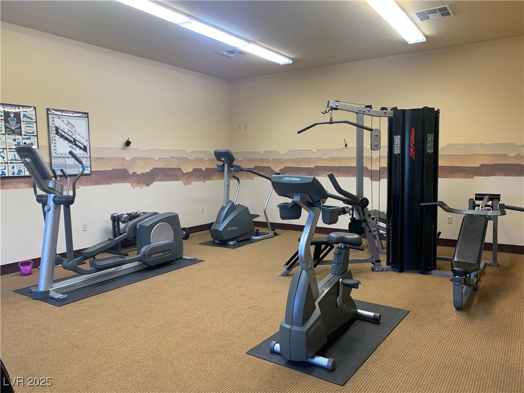 8250 North Grand Canyon Drive, Unit 1158 Las Vegas, NV 89166 - Photo 4 of 40 View of workout area