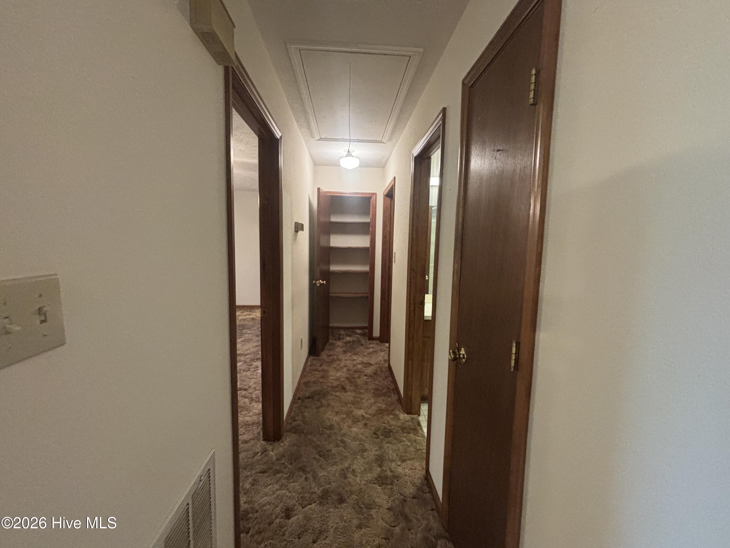 120 Kings Road Whiteville, NC 28472 - Photo 22 of 25 Hallway w/ 2 Linen Closets