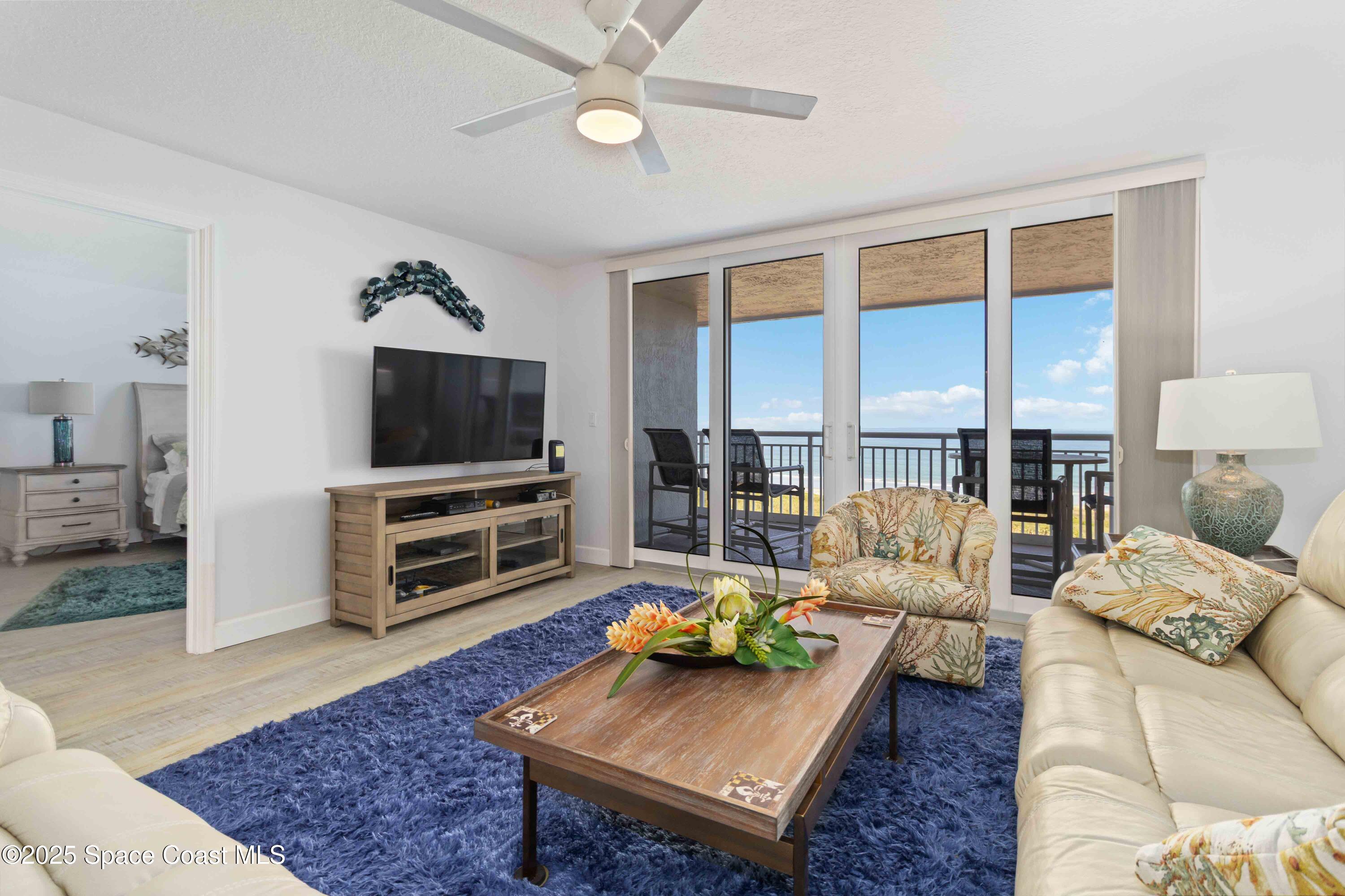 3400 Ocean Beach Boulevard, Unit 610 Cocoa Beach, FL 32931 - Photo 12 of 36 Living Room