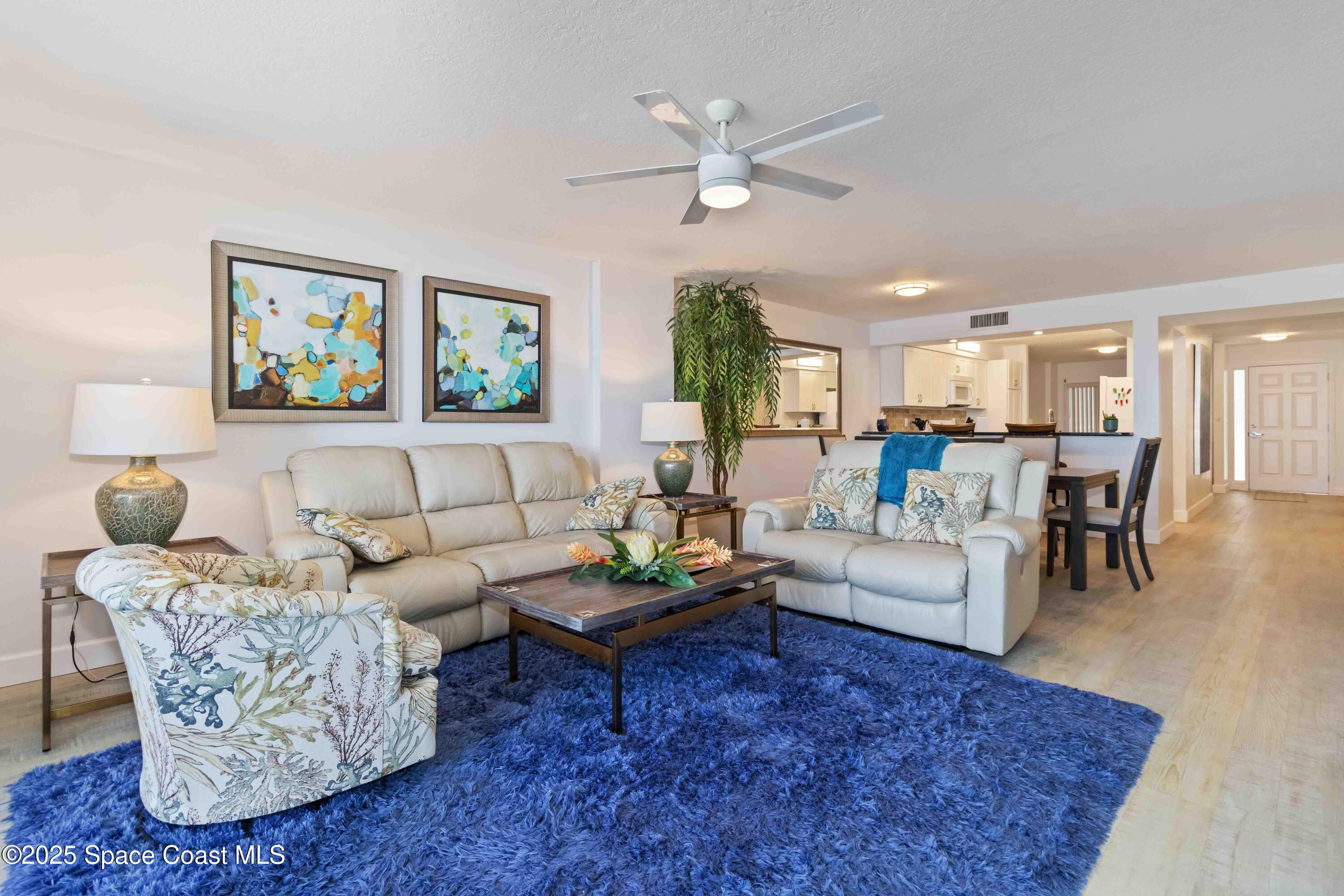 3400 Ocean Beach Boulevard, Unit 610 Cocoa Beach, FL 32931 - Photo 13 of 36 Living Room