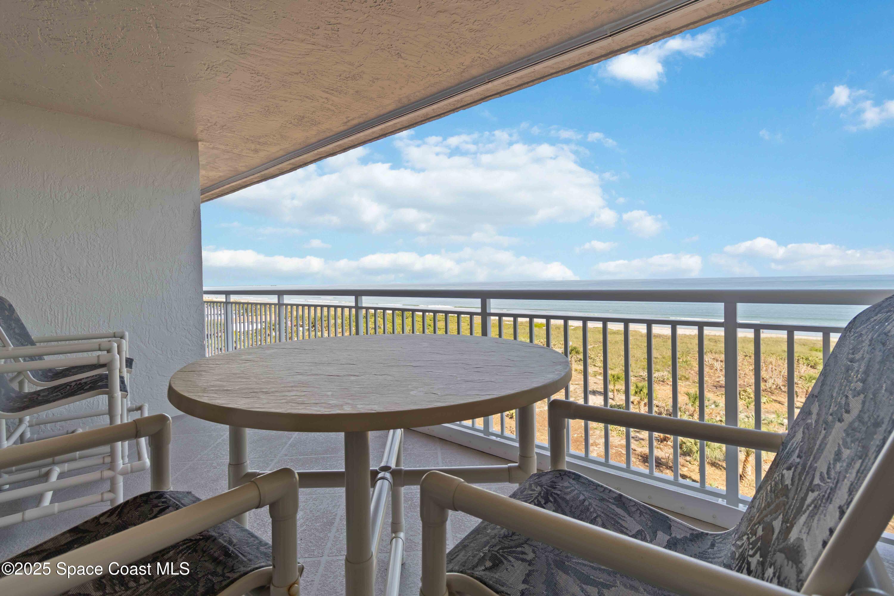 3400 Ocean Beach Boulevard, Unit 610 Cocoa Beach, FL 32931 - Photo 29 of 36 Balcony