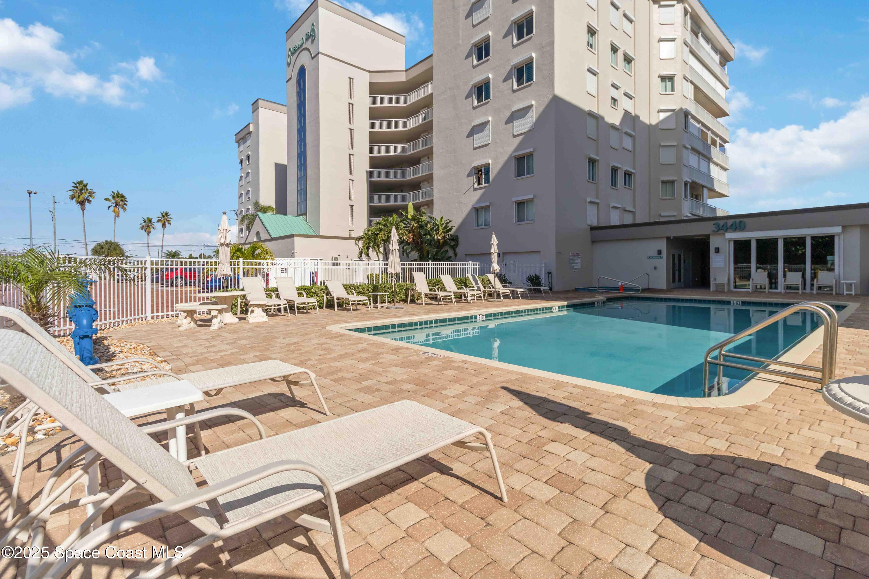 3400 Ocean Beach Boulevard, Unit 610 Cocoa Beach, FL 32931 - Photo 3 of 36 Community Pool