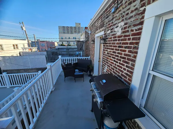 a view of balcony and patio