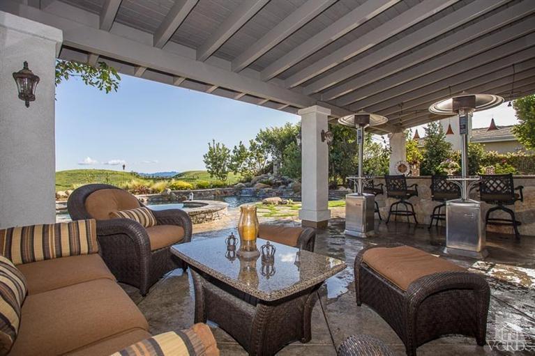 7216 Littler Court Moorpark, CA 93021 - Photo 71 of 92 a outdoor living space with furniture and garden view