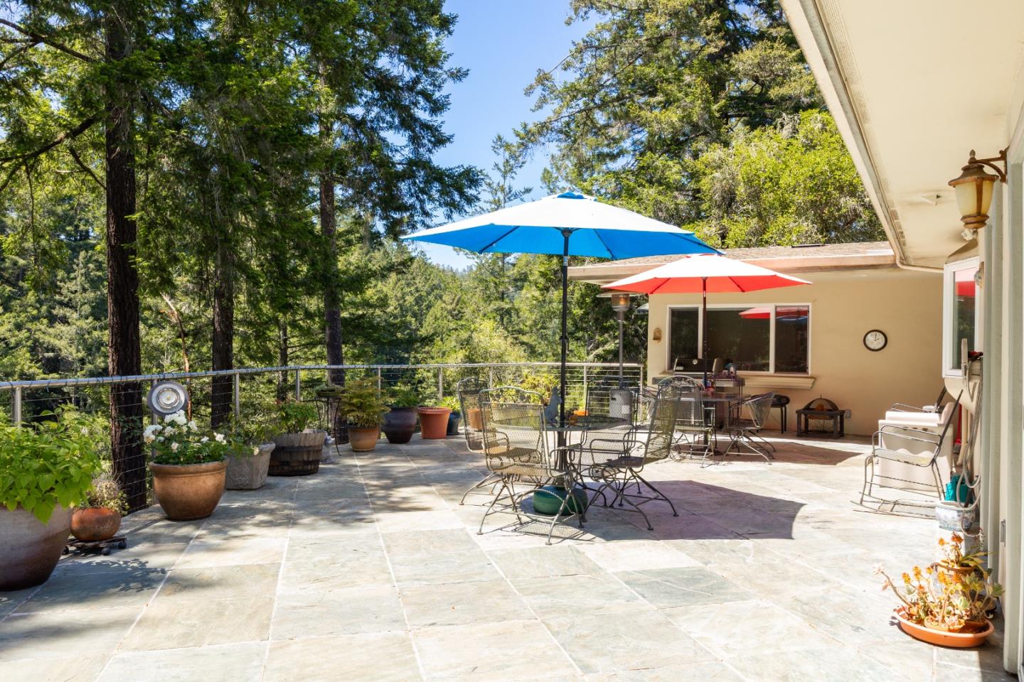 2000 Glen Canyon Road Santa Cruz, CA 95060 - Photo 37 of 41 a view of the patio with chairs and plants