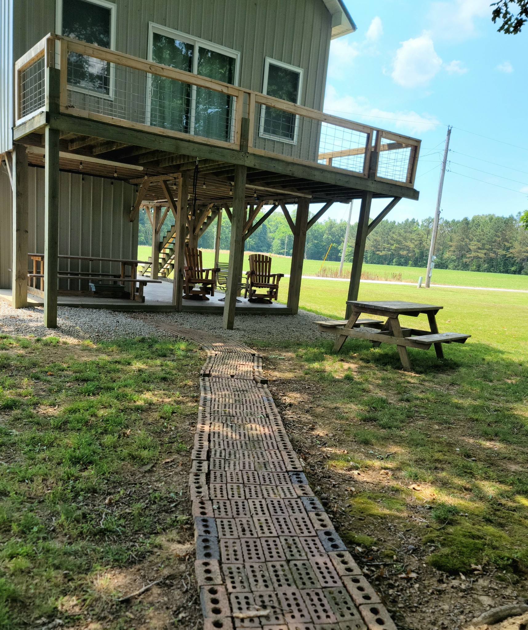 485 Creekside View Lane Decaturville, TN 38329 - Photo 24 of 31 a view of a porch with a yard