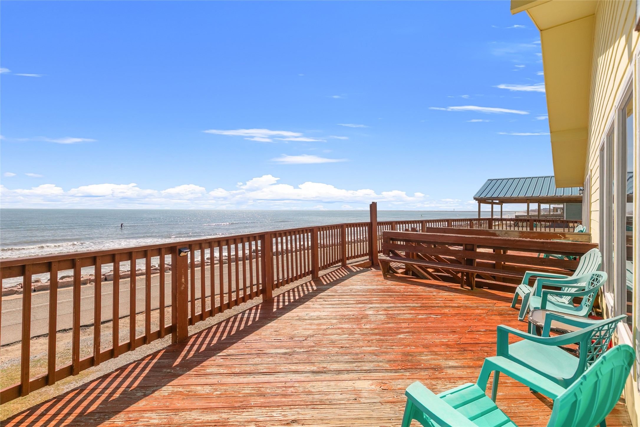 314 Beach Drive Surfside Beach, TX 77541 - Photo 4 of 38 a view of a terrace with chairs