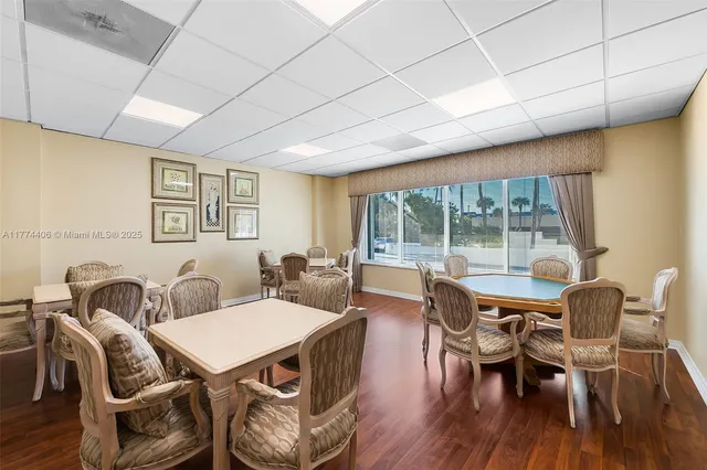 a view of a tall building