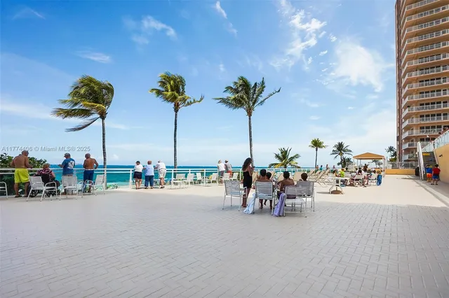 a view of a city with tall buildings