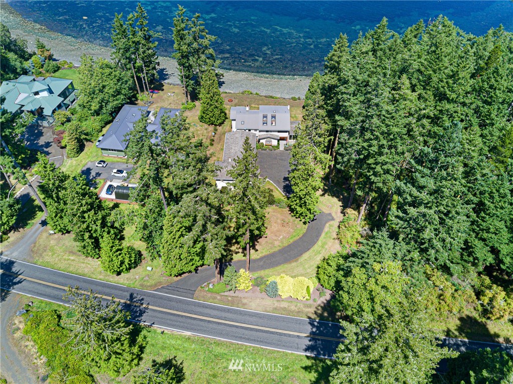 2461 Turn Point Road Friday Harbor, WA 98250 - Photo 20 of 25 an aerial view of a house with a yard