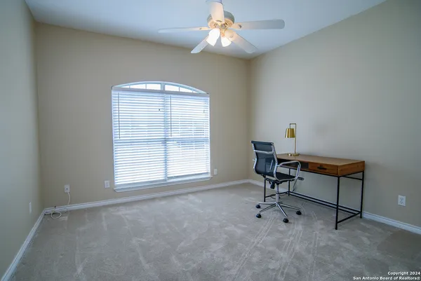 a workspace with a window