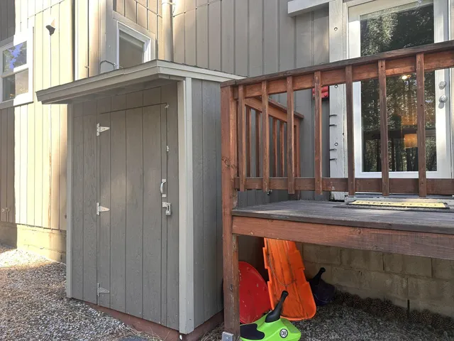 a view of front door