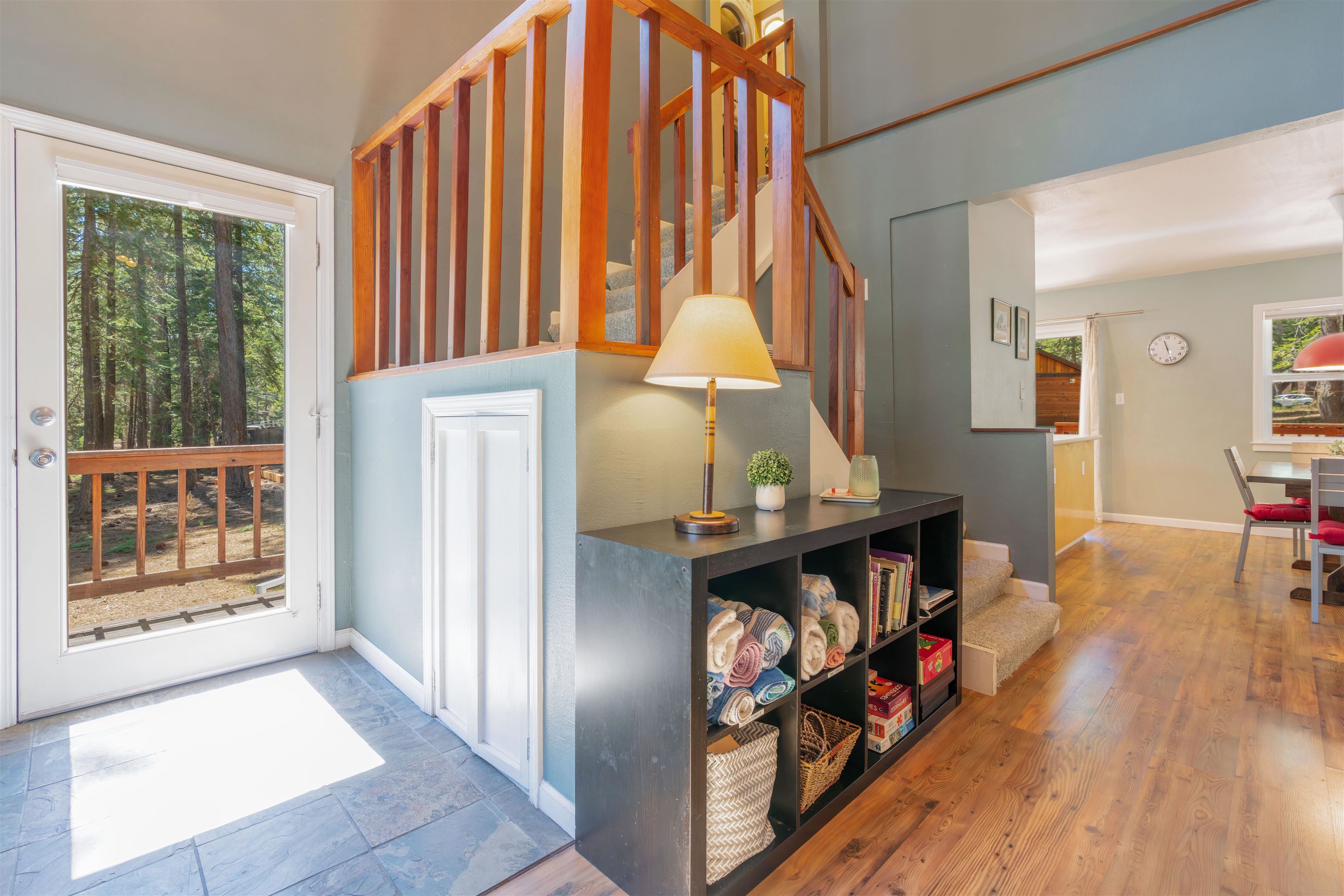 6415 Flicker Avenue Homewood, CA 96141 - Photo 6 of 28 a view of an entryway with wooden floor and door